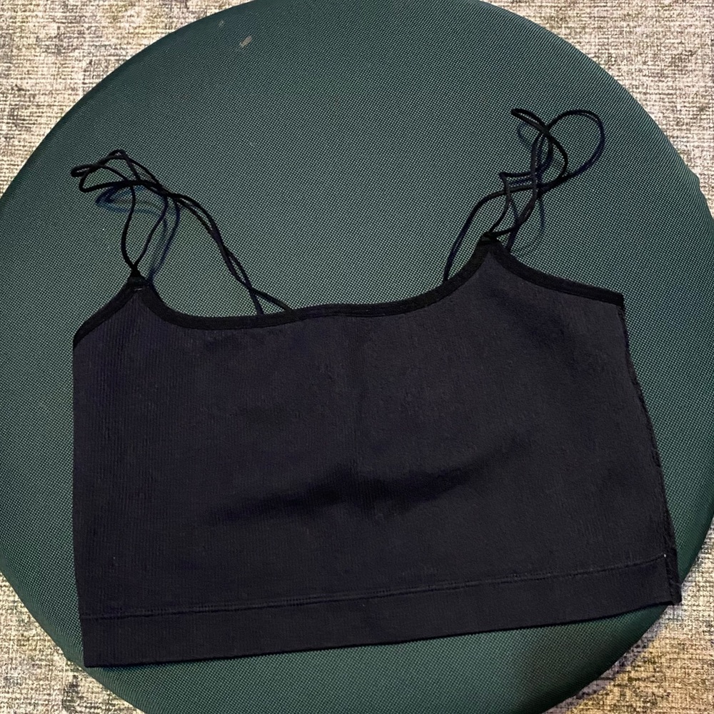 Gilly Hicks Lace Back Seamless Longline Bralette